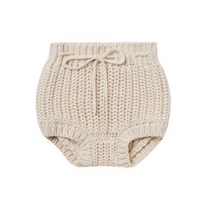 Quincy Mae Knit Tie Bloomer Natural Size 12-18 Months NWT